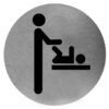 Pictogram luierverschoning INOX-Mediclinics