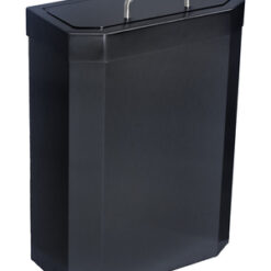 Hygiënebak 10 liter gesloten zwart-Mediclinics