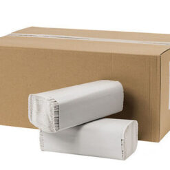 Handdoekjes Z vouw recycled 1laags-Papier (merk)