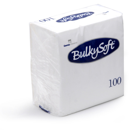 BulkySoft® Servetten wit cellulose 2laags-Papier (merk)