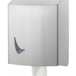 Midi poetsrolhouder Wings inox met anti fingerprint coating