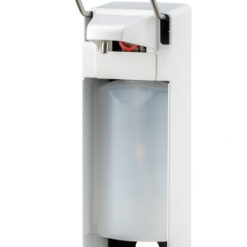 Zeep & desinfectiemiddeldispenser 500 ml LB wit-MediQo-line