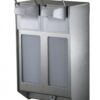 DUO Zeep & desinfectiemiddeldispenser 500 ml KB INOX-MediQo-line