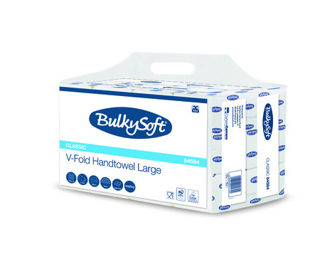 BulkySoft® Handdoekjes Z vouw cellulose 2laags-Papier (merk)