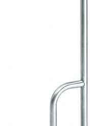 Wand > vloergreep INOX met extra stang rechts-MediQo-line