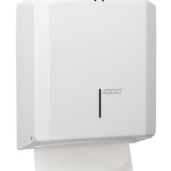 Handdoekverdeler wit wandmontage Mediclinics staal