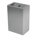 Vuilbak open 50 liter Smart Ready inox SanTRAL