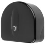 Jumboroldispenser maxi kunststof zwart-PlastiQline 2020