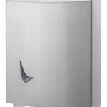 Wings jumboroldispenser inox – voor drukbezochte toiletten met grote rolcapaciteit