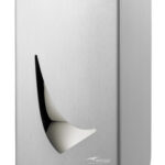 Toiletrolhouder 2 rollen inox standaardrollen wandmontage Wings