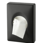 Hygiënezakjeshouder kunststof zwart-PlastiQline Exclusive