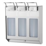 TRIO Zeep & desinfectiemiddeldispenser 1000 ml KB INOX-MediQo-line