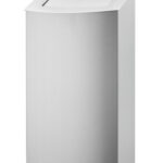 Vuilbak 56 liter inox pushklep vrijstaand Wings