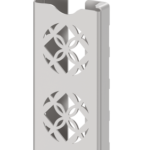 Luchtverfrisser INOX met uitgesneden bloemendesign-MediQo-line