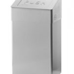 Vuilbak gesloten 18 liter SanTRAL inox