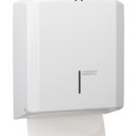 Handdoekverdeler wit wandmontage Mediclinics staal