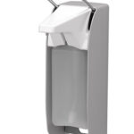Zeep & desinfectiemiddeldispenser 500 ml LB aluminium ingo man plus versie-MediQo-line